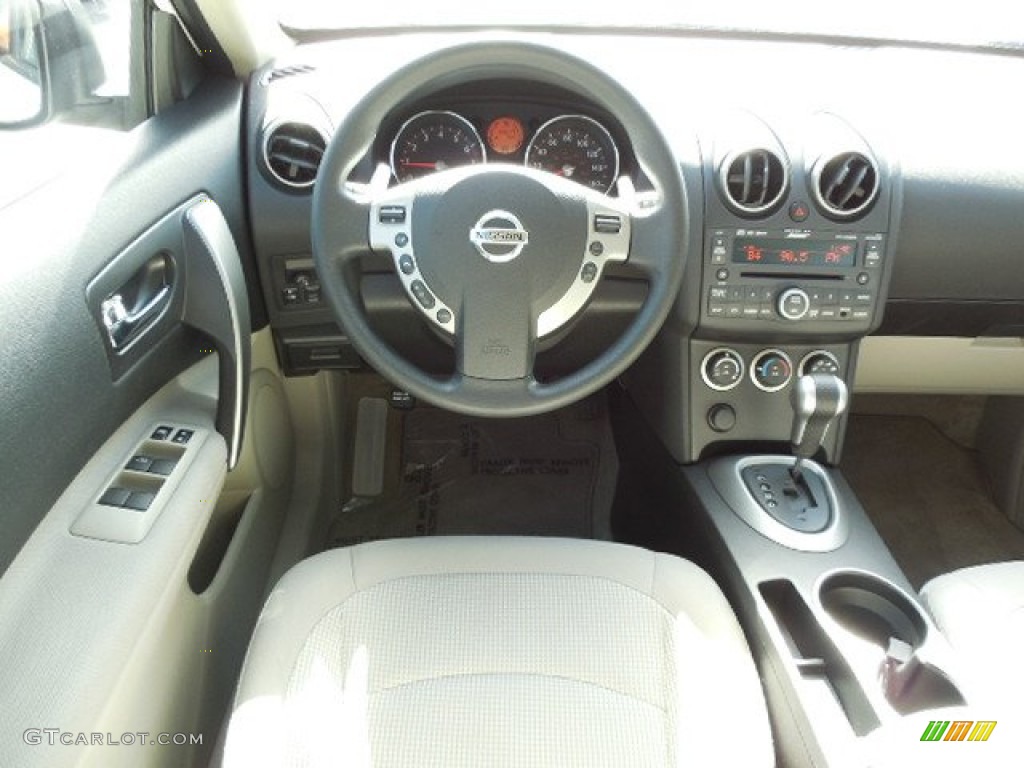 2008 Rogue SL AWD - Phantom White Pearl / Gray photo #6