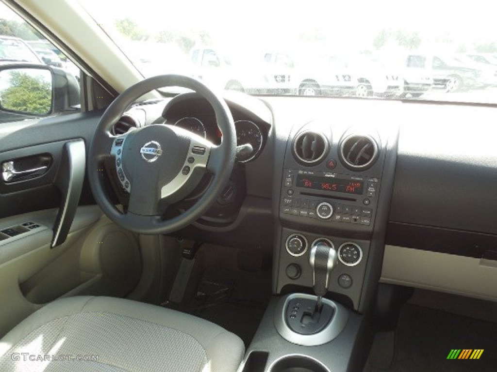 2008 Rogue SL AWD - Phantom White Pearl / Gray photo #12