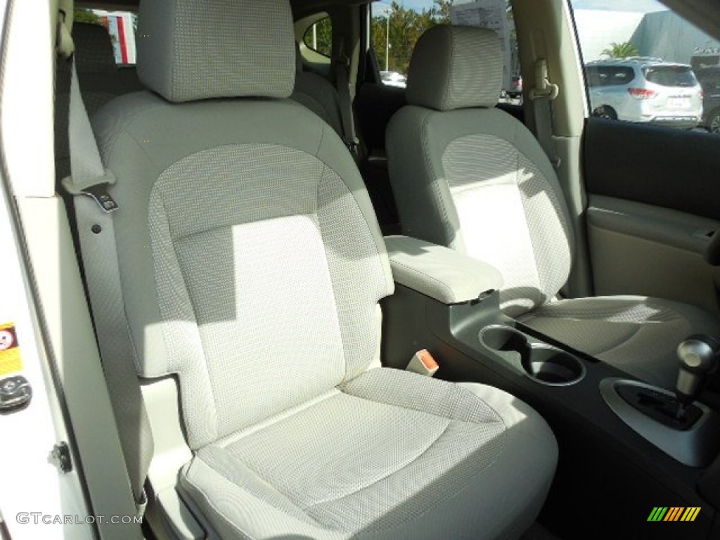 2008 Rogue SL AWD - Phantom White Pearl / Gray photo #13