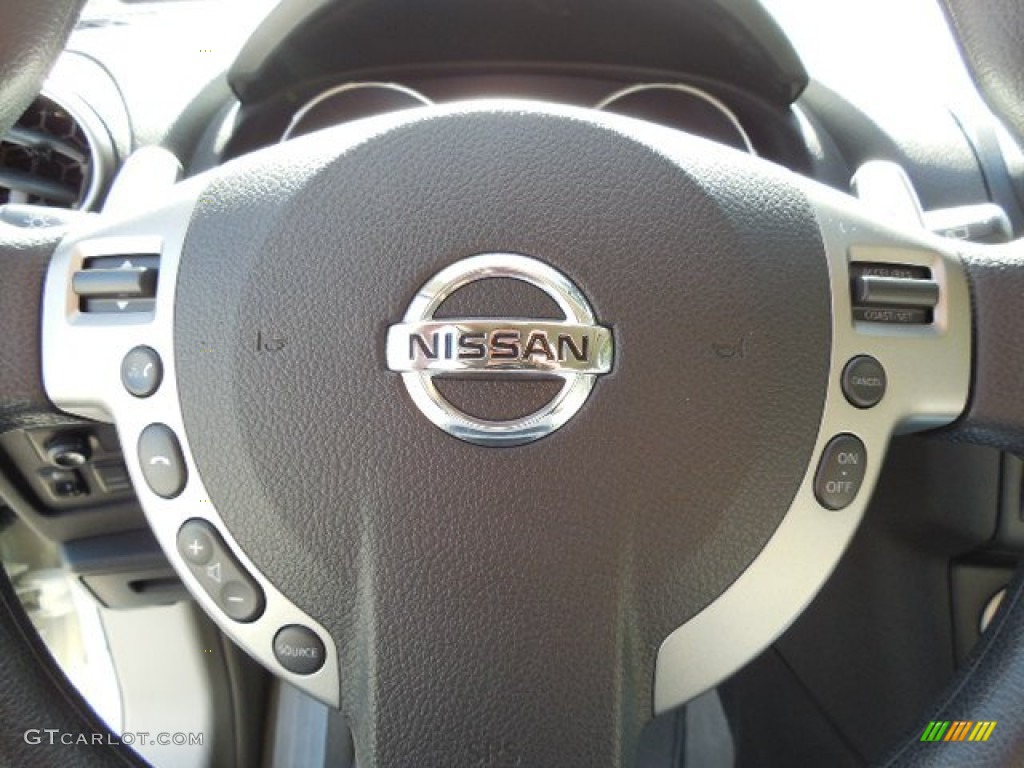 2008 Rogue SL AWD - Phantom White Pearl / Gray photo #23