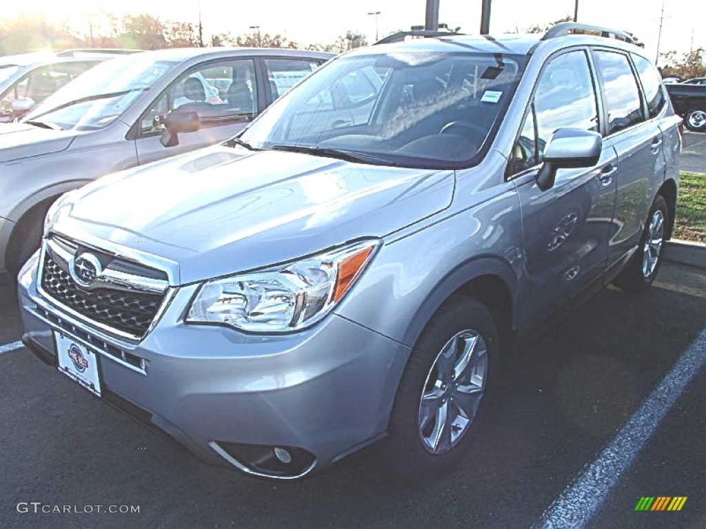 2014 Forester 2.5i Limited - Ice Silver Metallic / Black photo #1