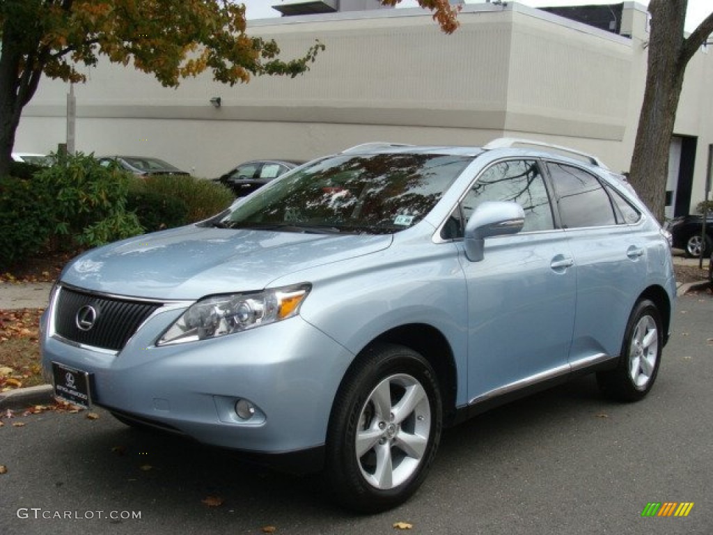 2012 RX 350 AWD - Cerulean Blue Metallic / Light Gray photo #1