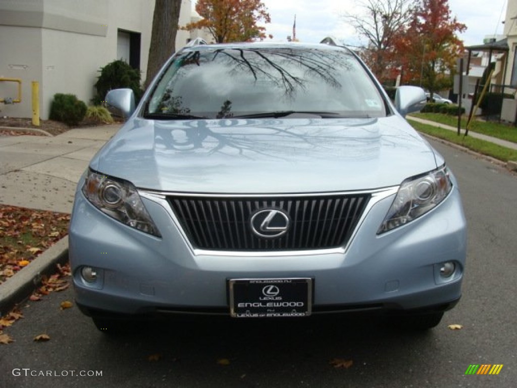 2012 RX 350 AWD - Cerulean Blue Metallic / Light Gray photo #2