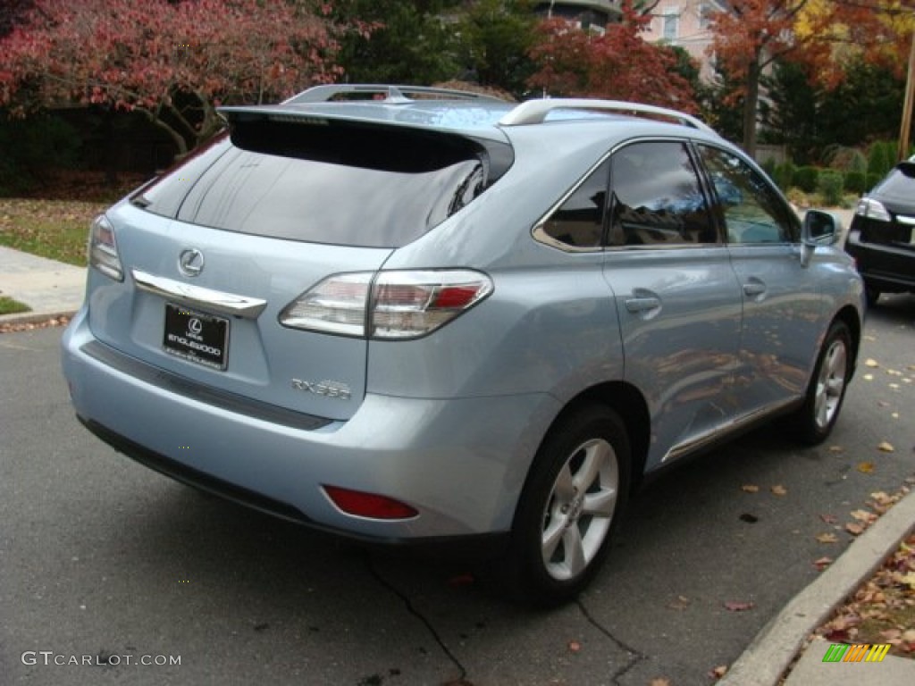 2012 RX 350 AWD - Cerulean Blue Metallic / Light Gray photo #4