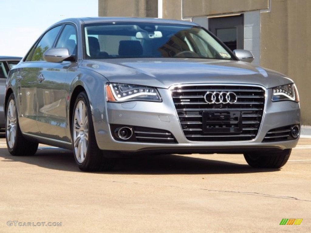 2014 A8 L 4.0T quattro - Quartz Gray Metallic / Black photo #1