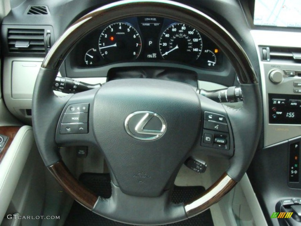 2012 RX 350 AWD - Cerulean Blue Metallic / Light Gray photo #13