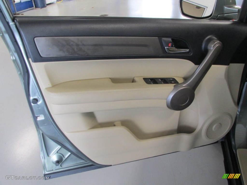 2009 CR-V EX-L 4WD - Green Tea Metallic / Ivory photo #7