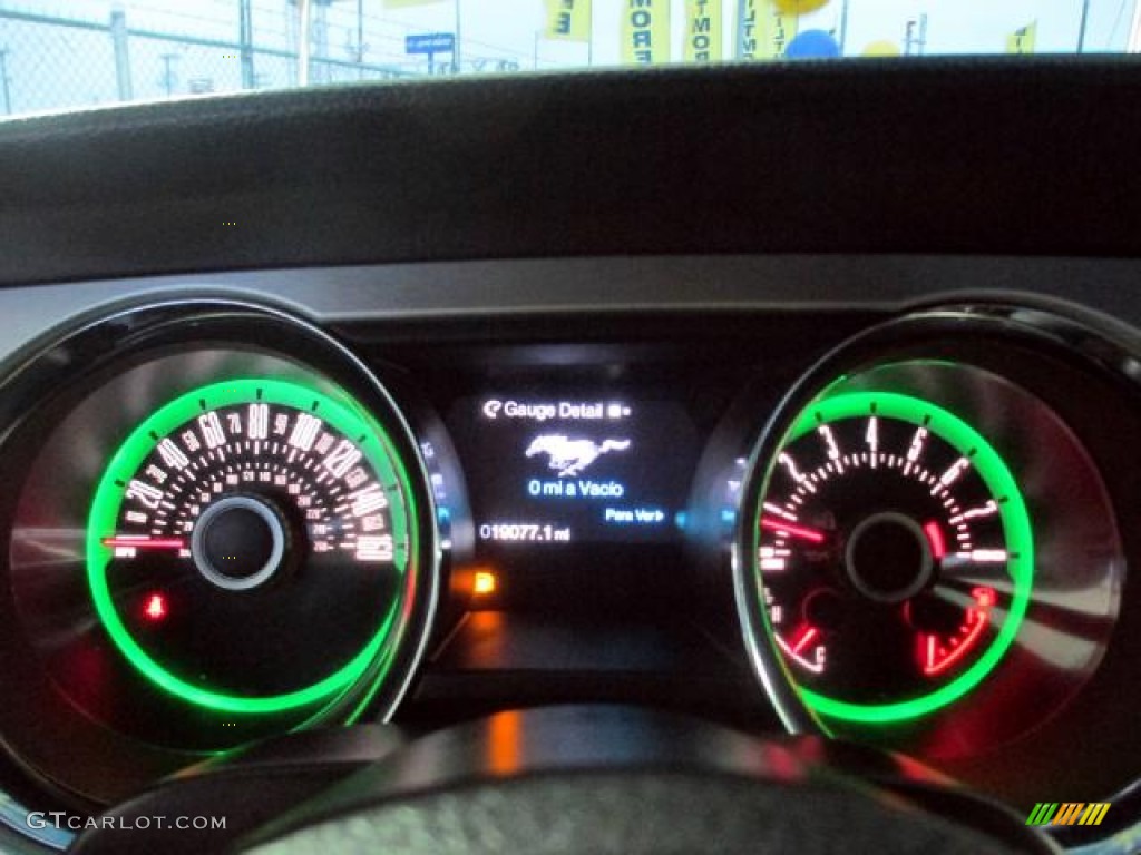 2013 Ford Mustang V6 Premium Coupe Gauges Photo #87757829