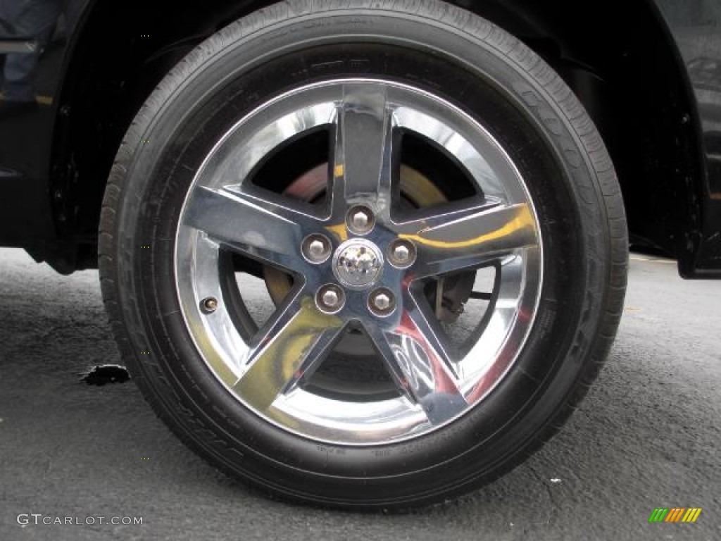 2010 Ram 1500 SLT Quad Cab - Brilliant Black Crystal Pearl / Dark Slate Gray photo #23