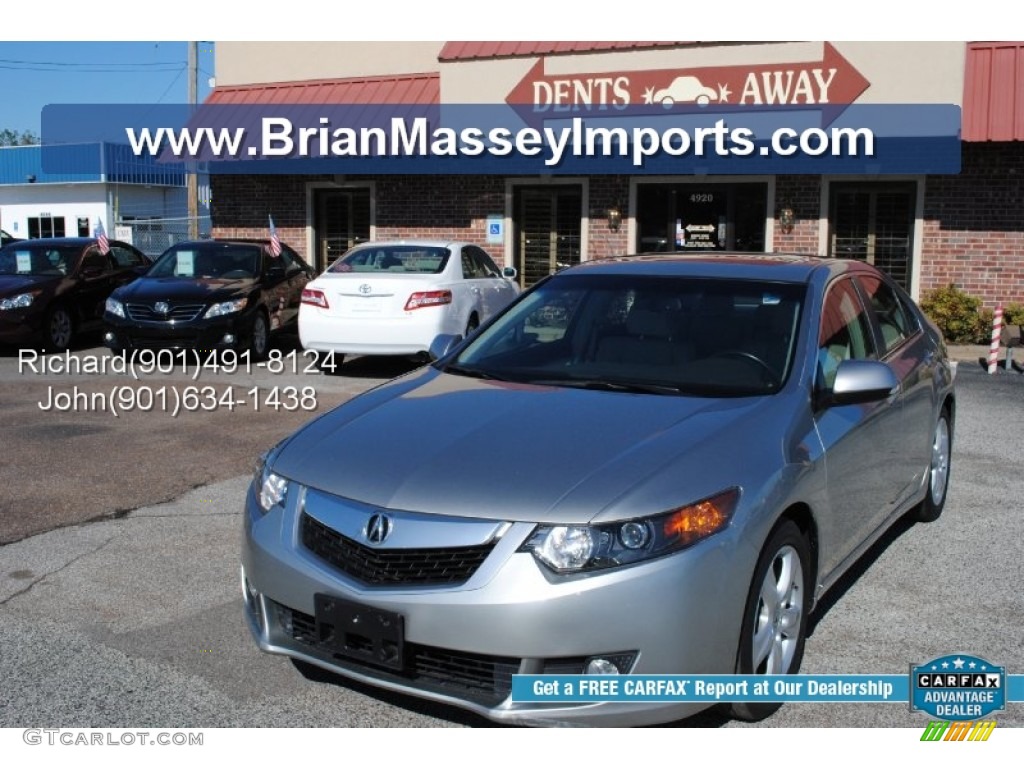 2010 TSX Sedan - Palladium Metallic / Parchment photo #1