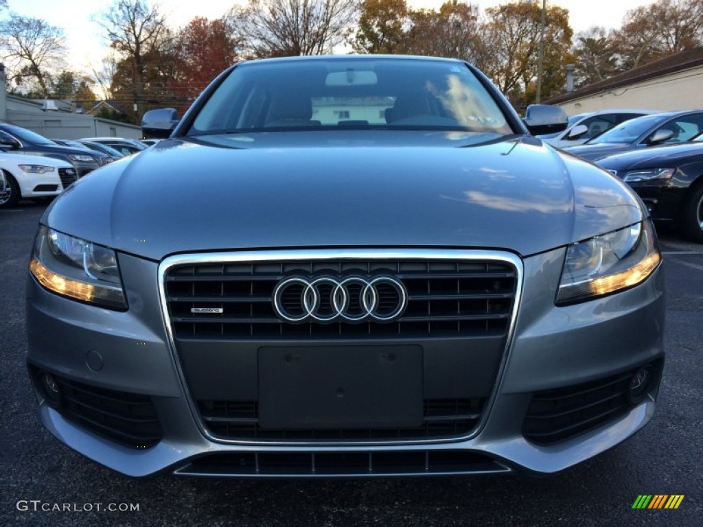 2010 A4 2.0T quattro Sedan - Quartz Gray Metallic / Light Gray photo #18