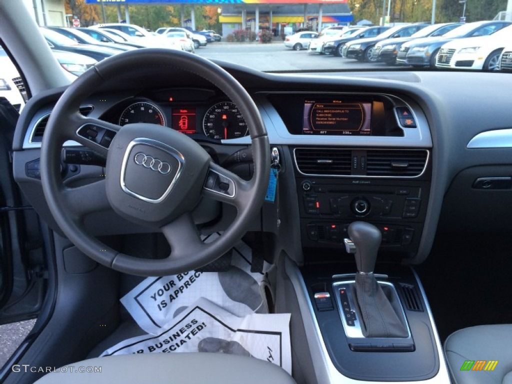 2010 A4 2.0T quattro Sedan - Quartz Gray Metallic / Light Gray photo #28