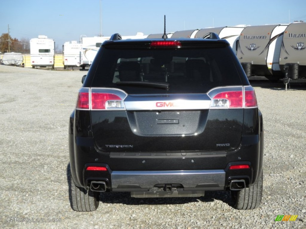 2014 Terrain Denali AWD - Carbon Black Metallic / Jet Black photo #29