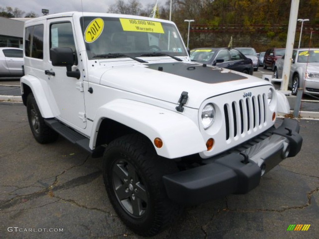 2011 Wrangler Mojave 4x4 - Bright White / Black/Dark Saddle photo #7