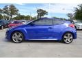 2013 Marathon Blue Hyundai Veloster Turbo  photo #2