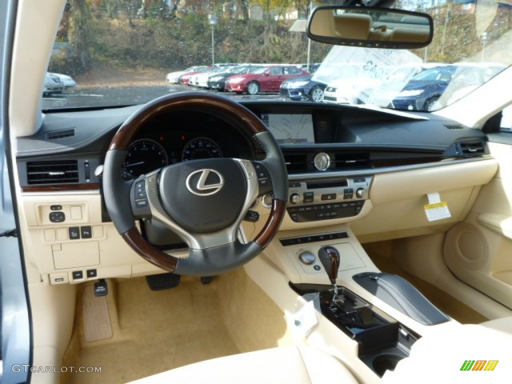 2014 Lexus ES 350 Parchment Dashboard Photo #87762192