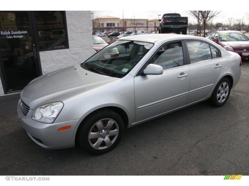 2007 Optima LX - Bright Silver Metallic / Gray photo #1