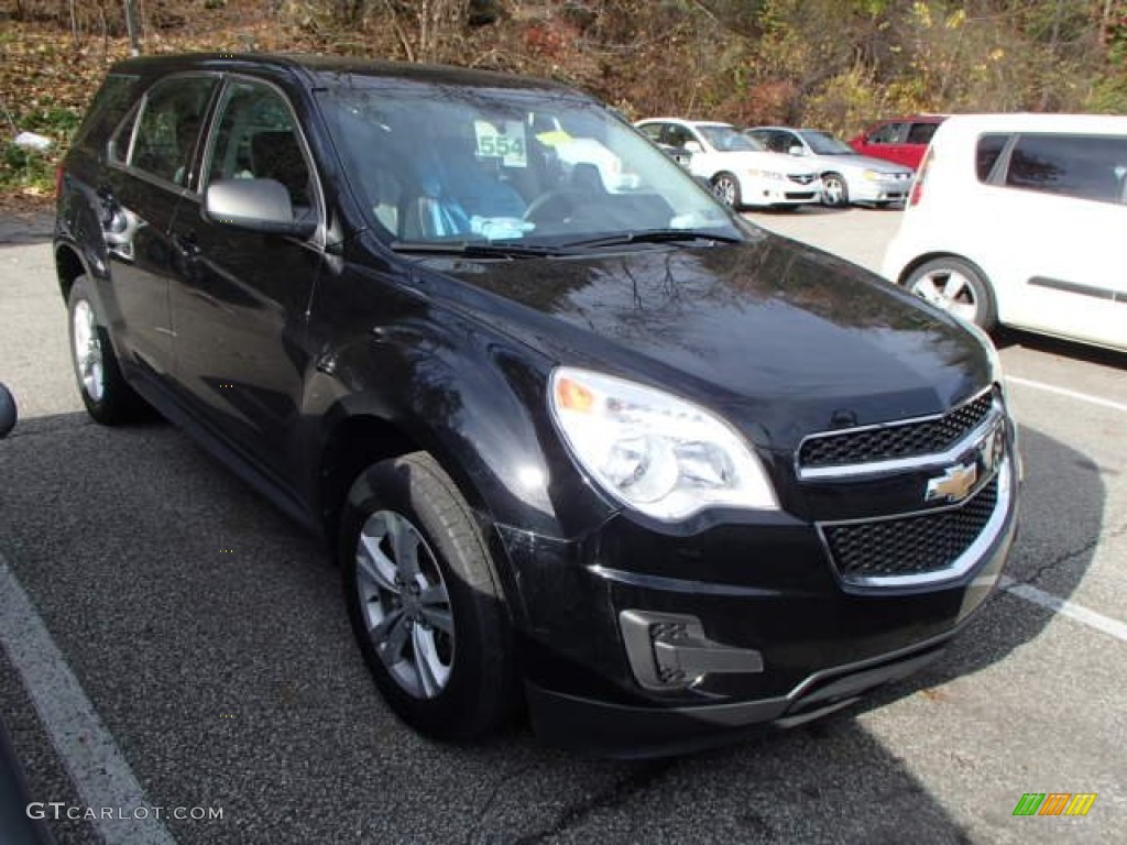 2010 Equinox LS AWD - Black / Jet Black photo #1