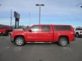 Fire Red - Sierra 1500 SLT Crew Cab 4x4 Photo No. 3