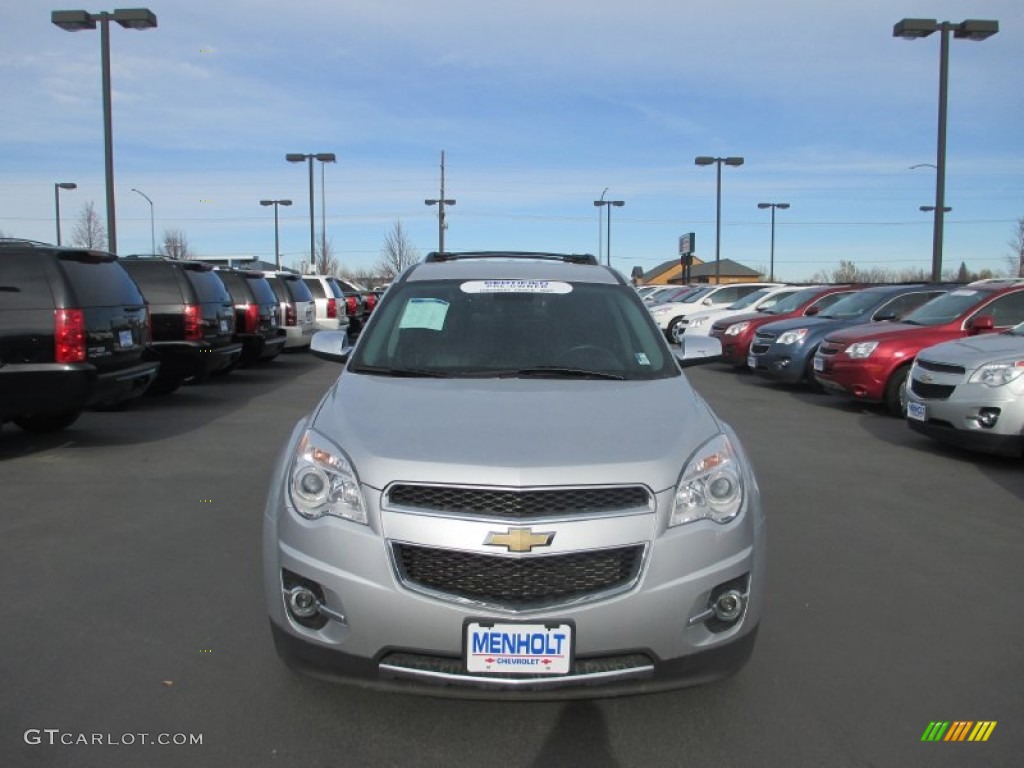 2012 Equinox LTZ AWD - Silver Ice Metallic / Jet Black photo #8