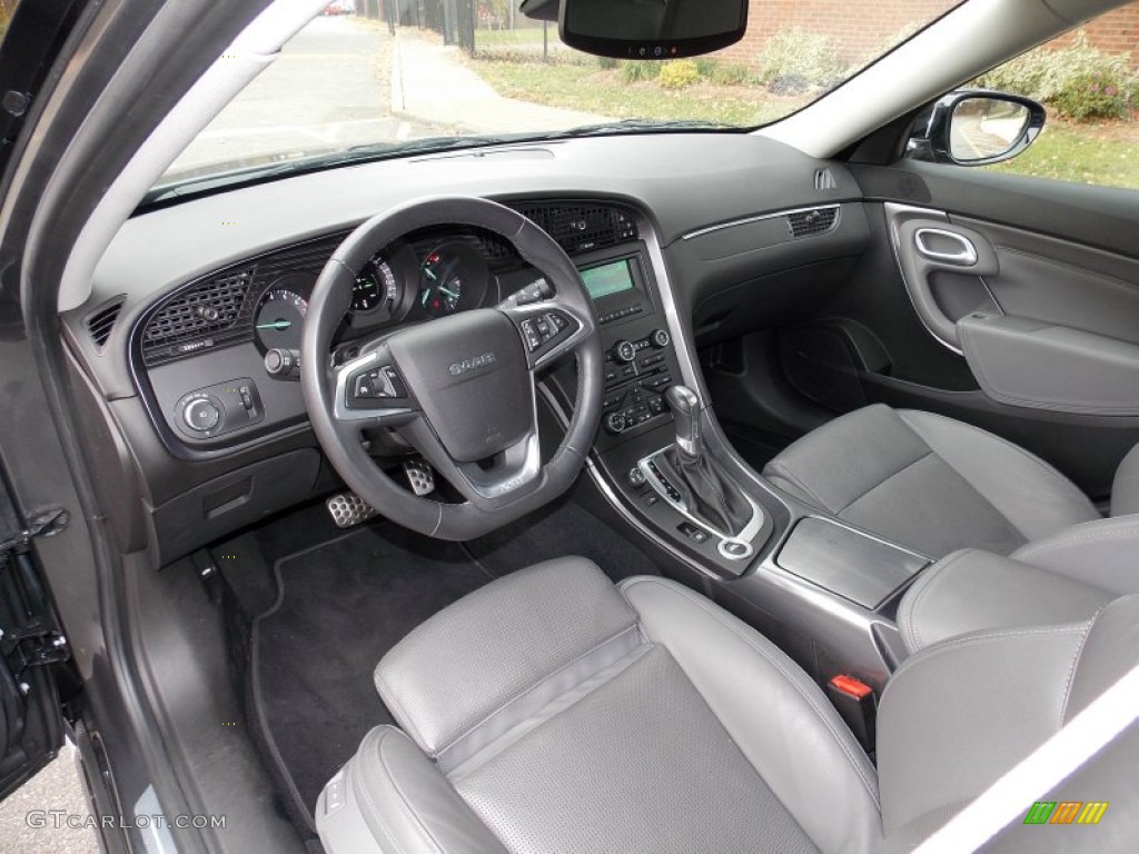Dark Pewter Interior 2010 Saab 9-5 Aero Sedan XWD Photo #87765284