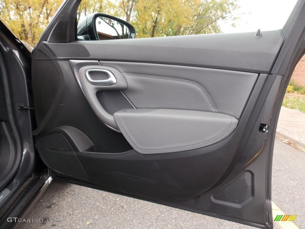 2010 Saab 9-5 Aero Sedan XWD Dark Pewter Door Panel Photo #87765407