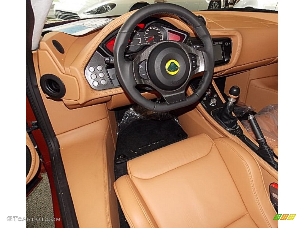 Cognac Brown Interior 2014 Lotus Evora S 2+2 Photo #87766034
