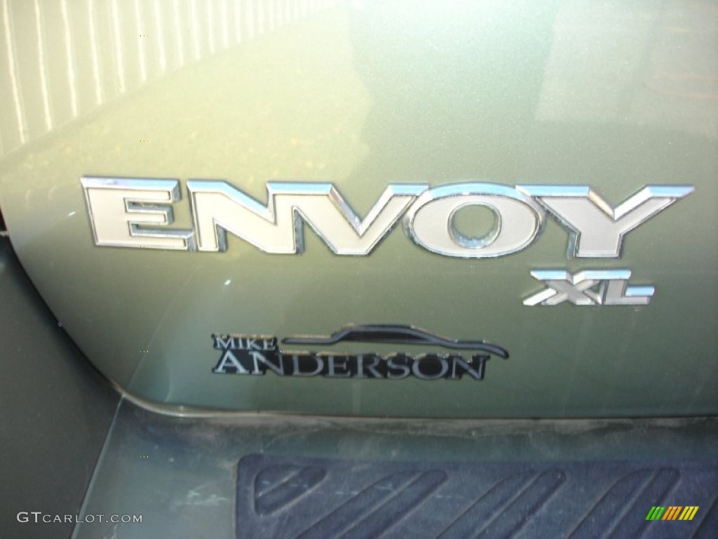 2004 Envoy XL SLT 4x4 - Silver Green Metallic / Medium Pewter photo #37