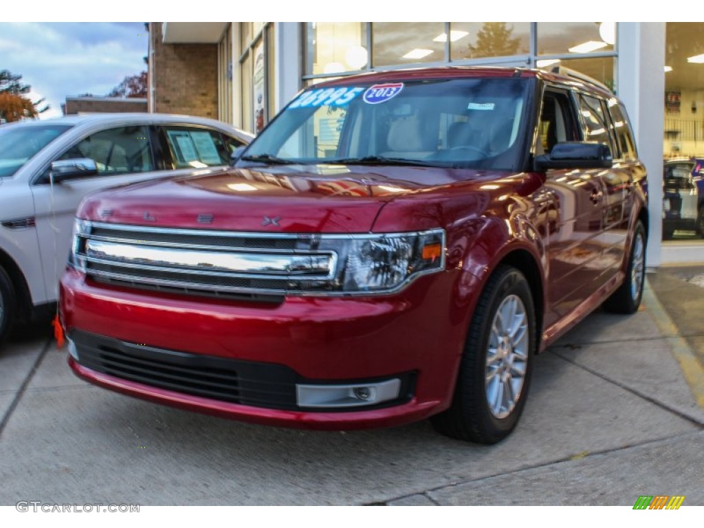 2013 Flex SEL - Ruby Red Metallic / Charcoal Black photo #1