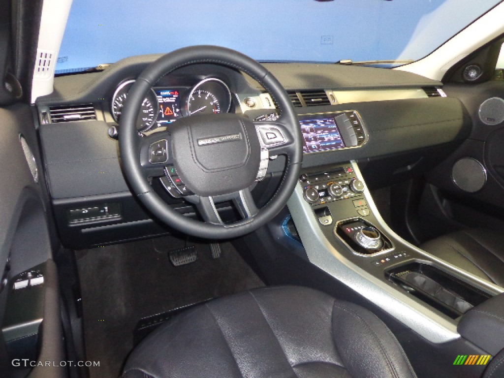 Ebony Interior 2012 Land Rover Range Rover Evoque Coupe Pure Photo #87767608