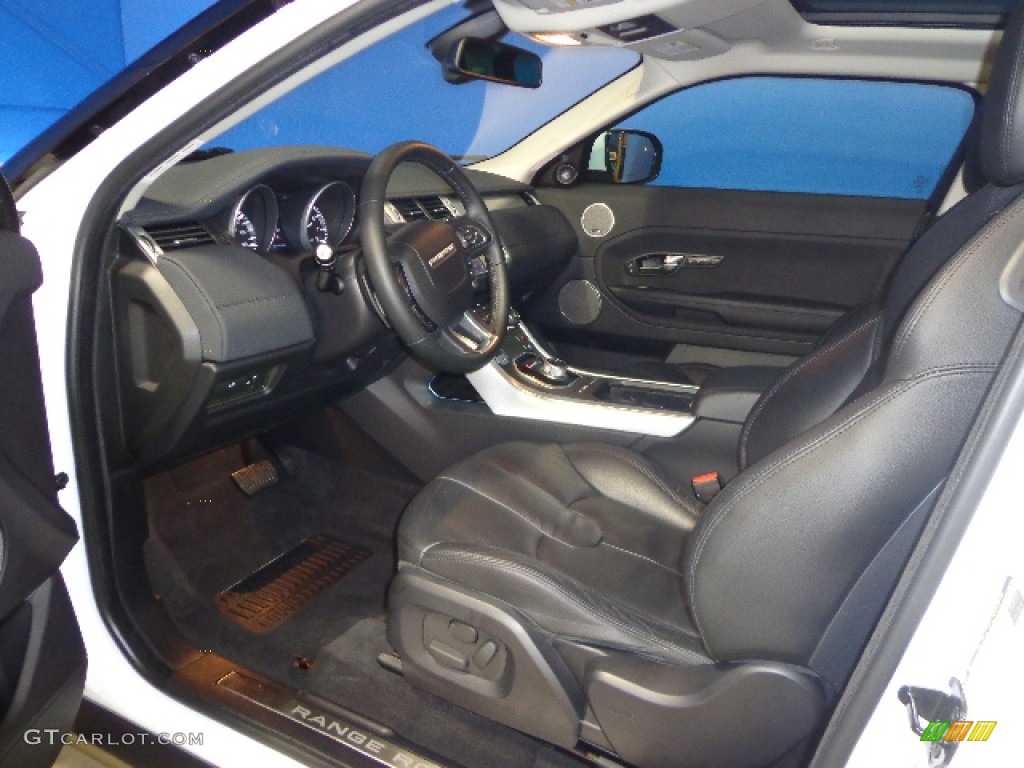 Ebony Interior 2012 Land Rover Range Rover Evoque Coupe Pure Photo #87767882