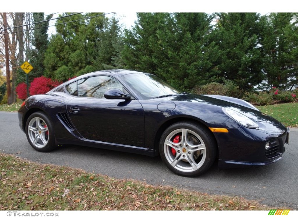 Dark Blue Metallic 2010 Porsche Cayman S Exterior Photo #87767951