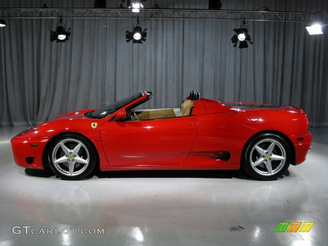 Red 2005 Ferrari 360 Spider F1 Exterior Photo #87769