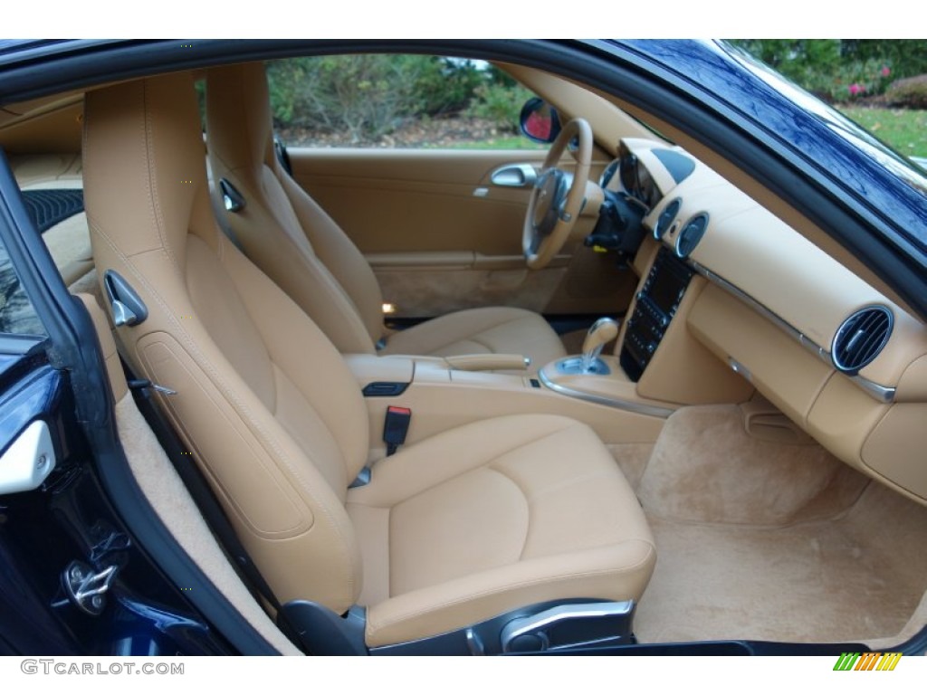Sand Beige Interior 2010 Porsche Cayman S Photo #87768062