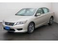 2014 Champagne Frost Pearl Honda Accord LX Sedan  photo #3