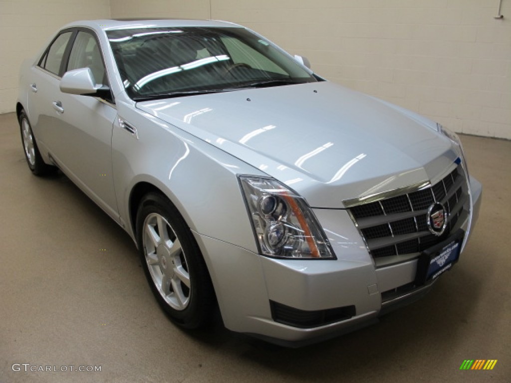 2009 CTS 4 AWD Sedan - Radiant Silver / Light Titanium/Ebony photo #1