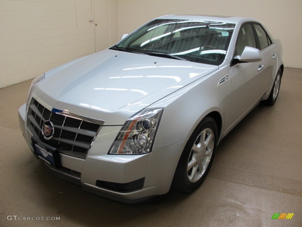 2009 CTS 4 AWD Sedan - Radiant Silver / Light Titanium/Ebony photo #4