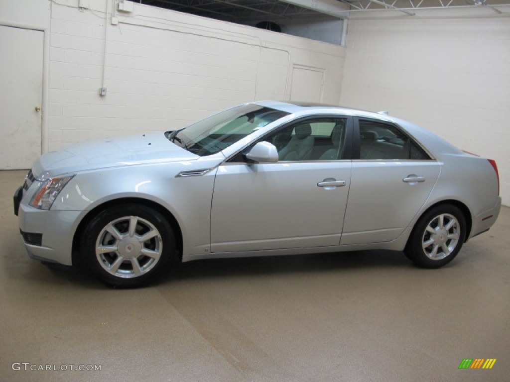 2009 CTS 4 AWD Sedan - Radiant Silver / Light Titanium/Ebony photo #5