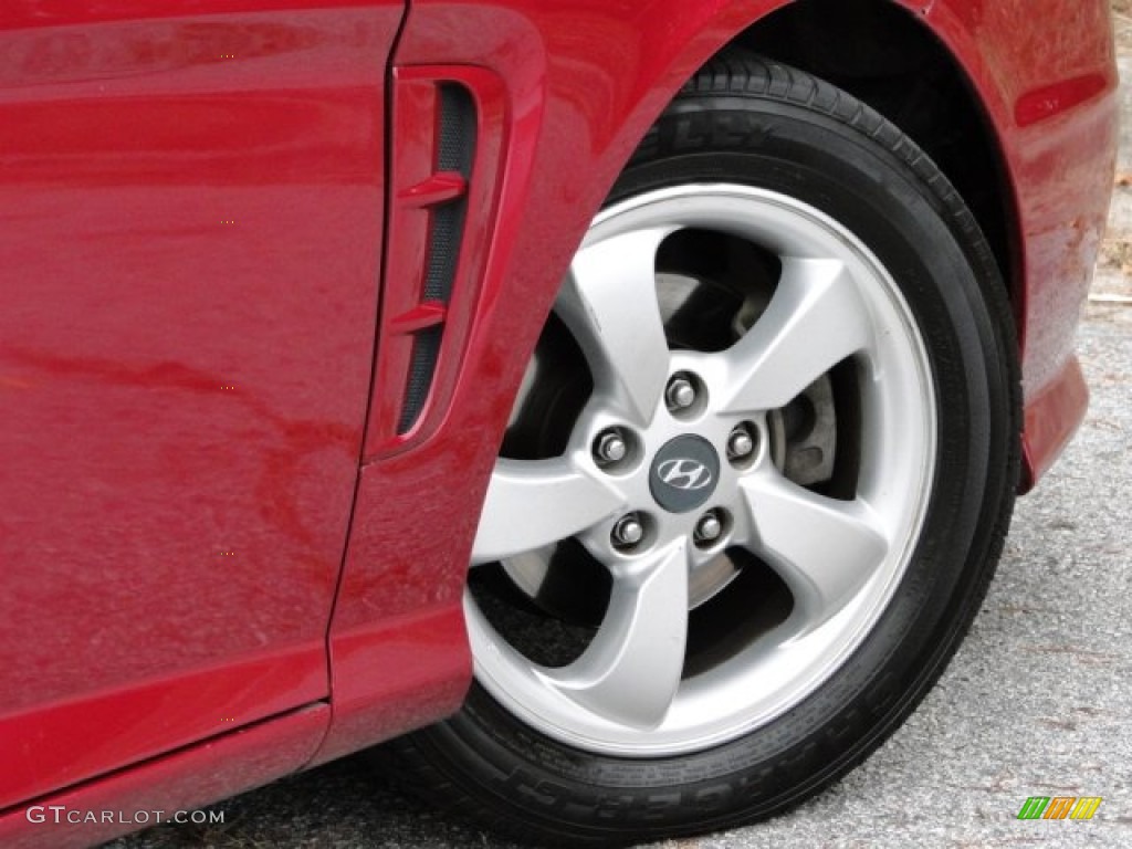 2005 Tiburon GS - Electric Red / Black photo #19