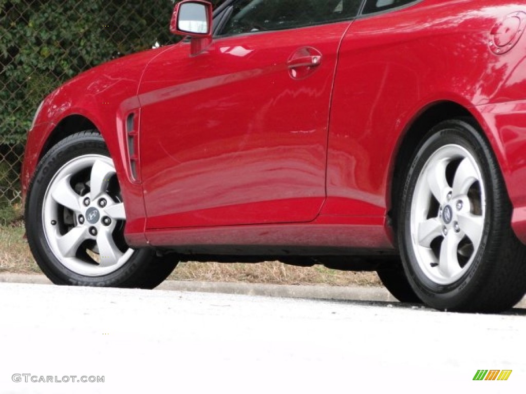 2005 Tiburon GS - Electric Red / Black photo #22