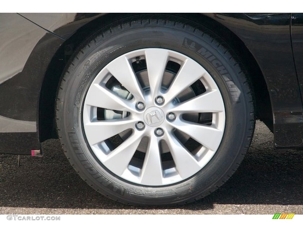 2014 Accord EX-L Sedan - Crystal Black Pearl / Black photo #7