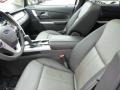 Charcoal Black/Liquid Silver Smoke Metallic Front Seat Photo for 2013 Ford Edge #87770567