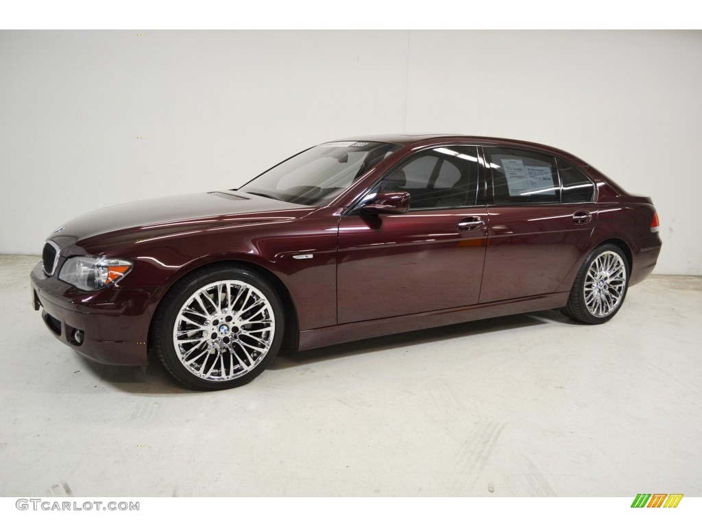 2007 7 Series 750Li Sedan - Barbera Red Metallic / Beige photo #9