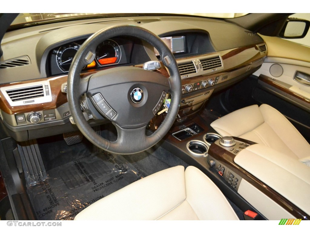 2007 7 Series 750Li Sedan - Barbera Red Metallic / Beige photo #12