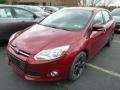 2014 Ruby Red Ford Focus SE Hatchback  photo #5