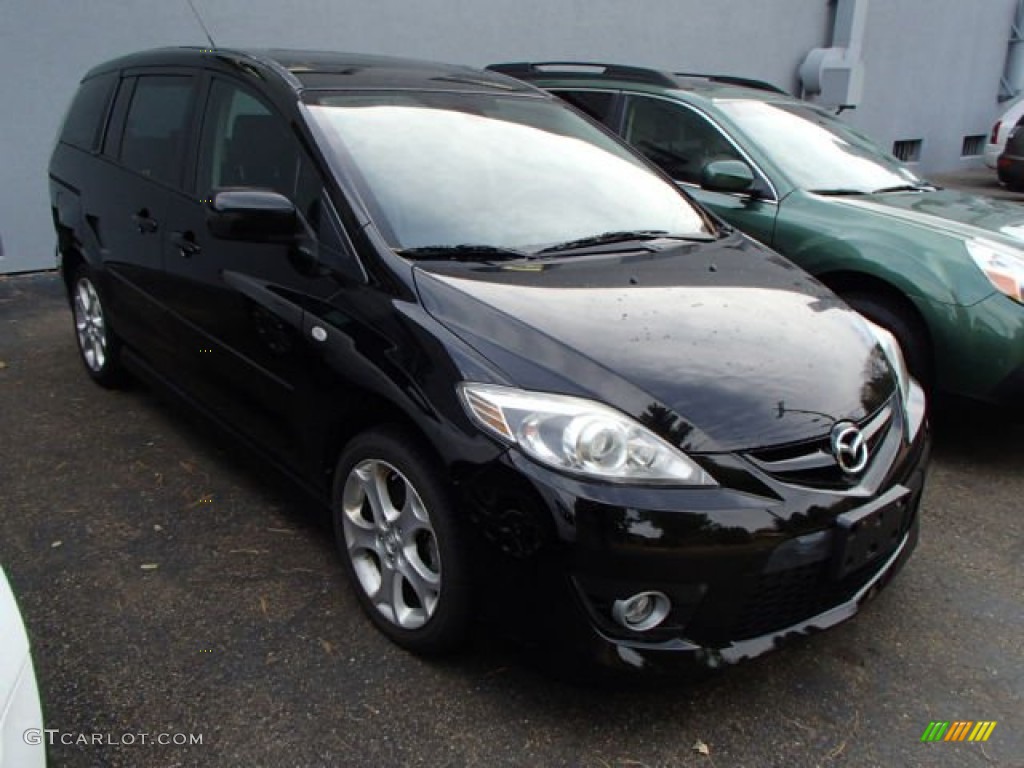 2009 MAZDA5 Touring - Brilliant Black / Black photo #1