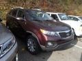 2011 Dark Cherry Kia Sorento EX V6 AWD  photo #1