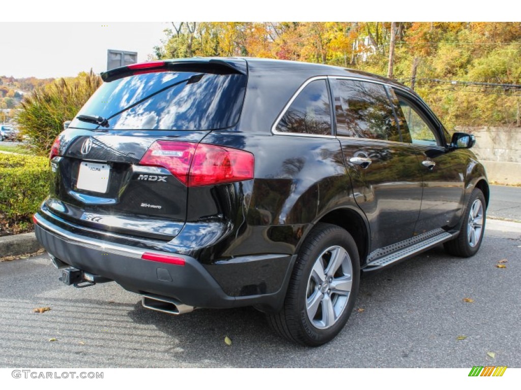 2011 MDX Technology - Crystal Black Pearl / Taupe photo #4