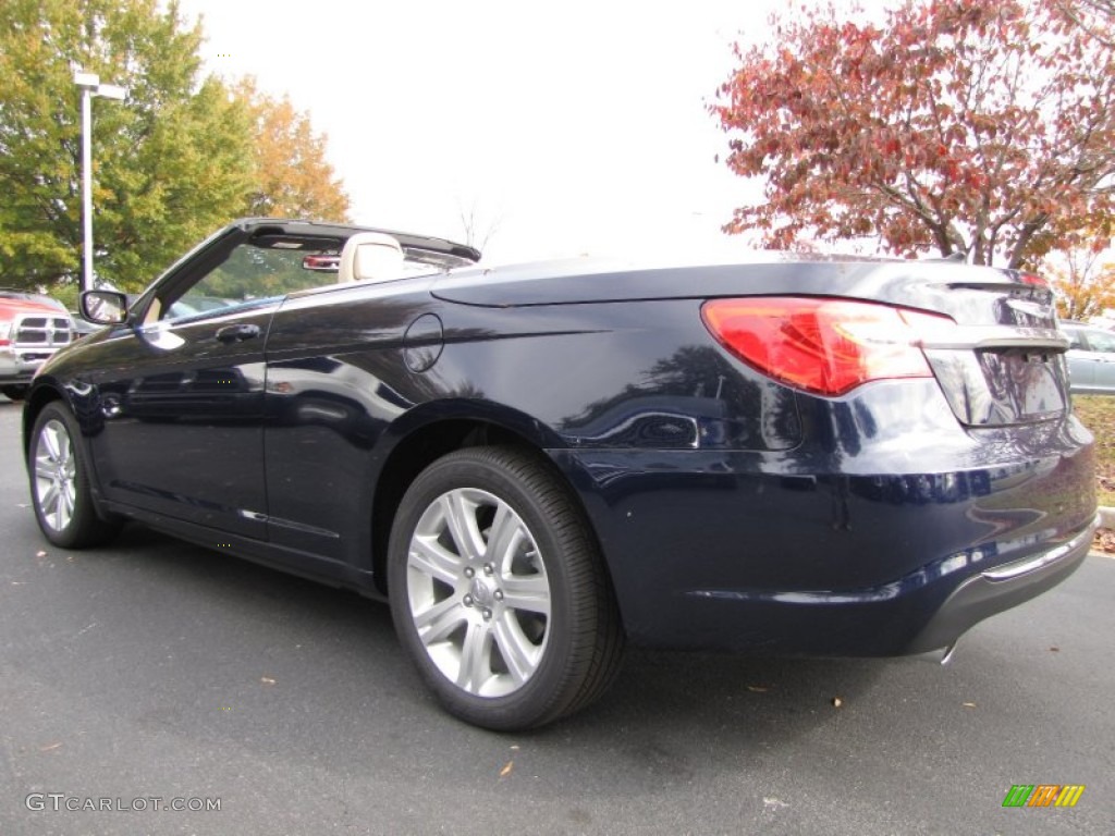 2014 200 Touring Convertible - True Blue Pearl / Black/Light Frost Beige photo #2