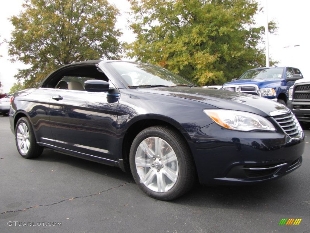 True Blue Pearl 2014 Chrysler 200 Touring Convertible Exterior Photo #87777401